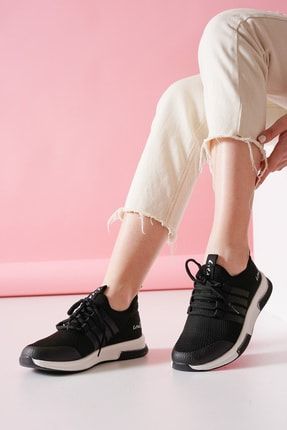 Siyah - Unisex Sneaker Spor Ayakkabı MR2112