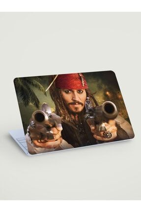 Karayip Korsanları Johnny Depp Jack Sparrow Defter Tablet Laptop Pc Üzerine Kaplama Için Sticker LS1113