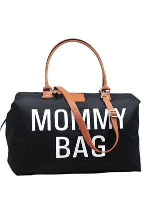 Mommy Bag Tasarım Siyah Baby Anne Bebek Bakım Ve Kadın Çantası AYB-MBC