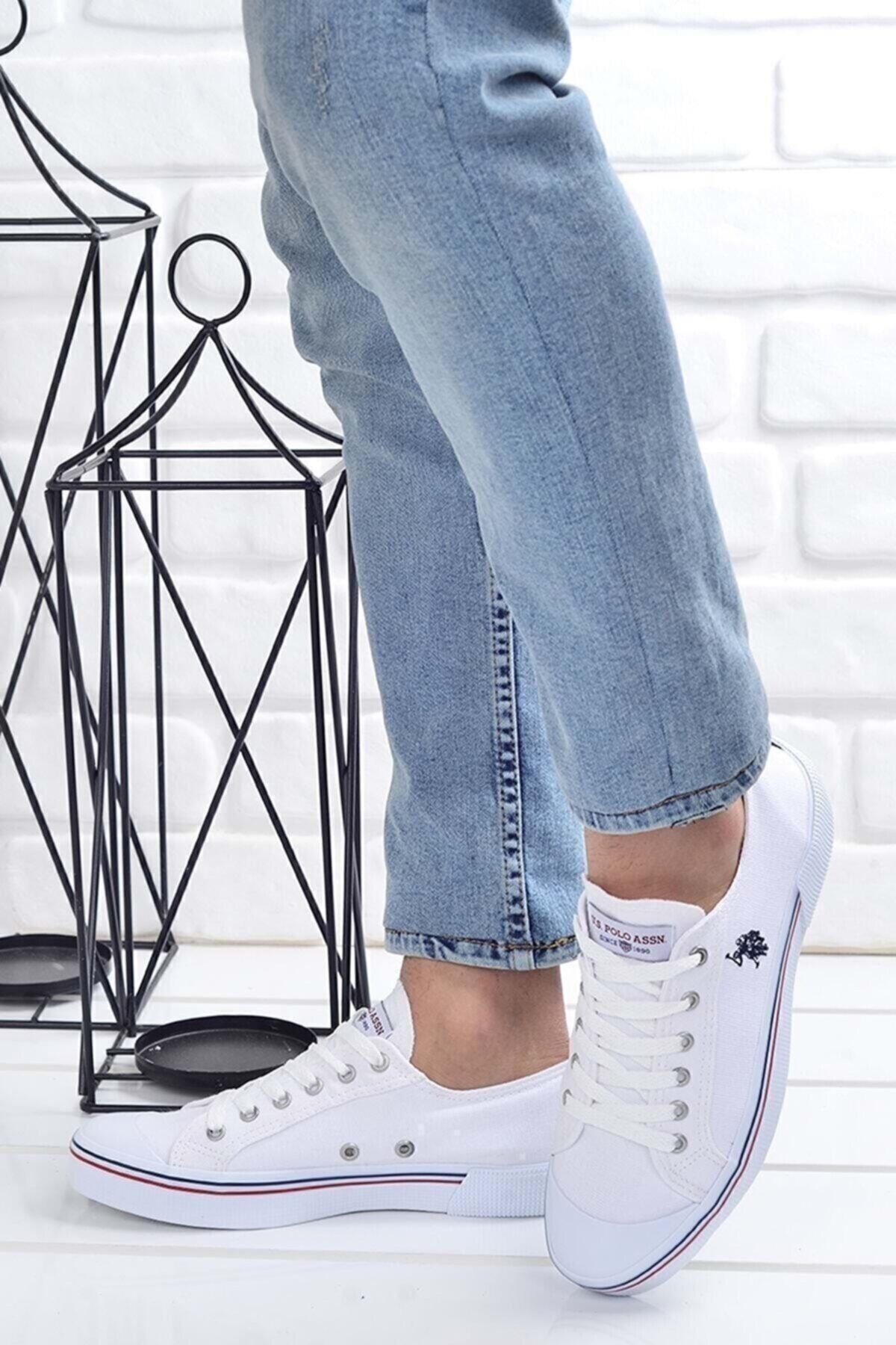 یو اس پولو سفید - کفش‌های کتانی ساق بلند Penelope 2fx Unisex