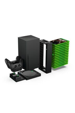 Xbox Series X Uyumlu Göstergeli Şarj Istasyonlu Ve Oyun Raflı Stand hvztyx0667