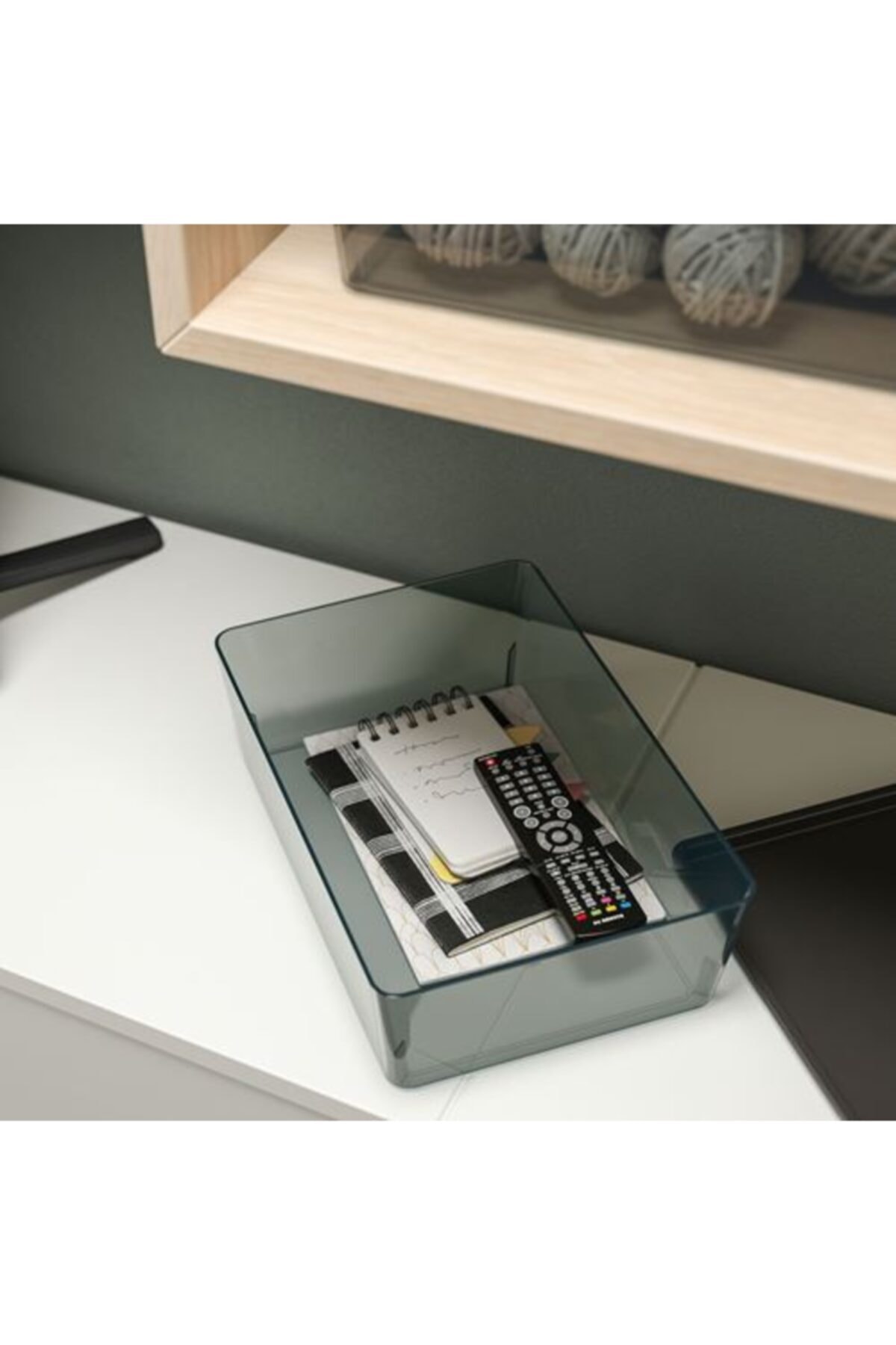IKEA-Kuggis Black Transparent Box with Lid 3