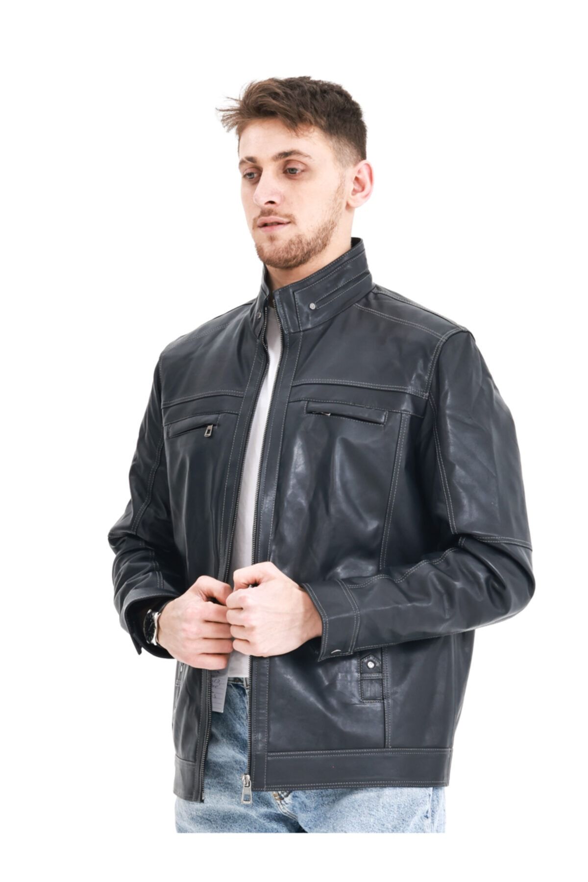 کاپشن چرم دری مسا DMRS0032