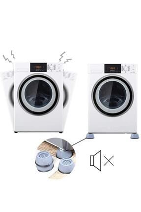 Çamaşır Makinesi Stoper 8'li Set, Gürültü Engelleyici Ve Kaymaz Titreşim Ses Önleyici Ayak Pedleri IK-001.4