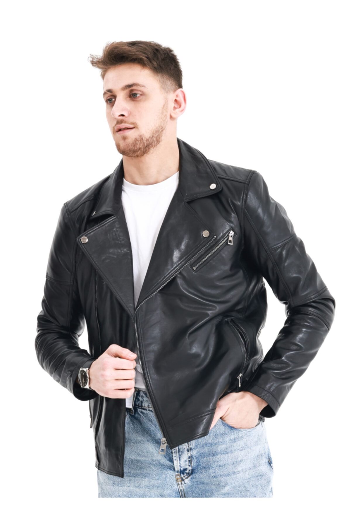کاپشن چرم دری مسا DMRS00010