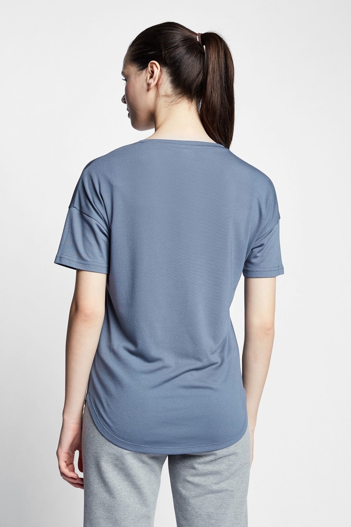 Lescon T-Shirt Blau Regular Fit FN6149