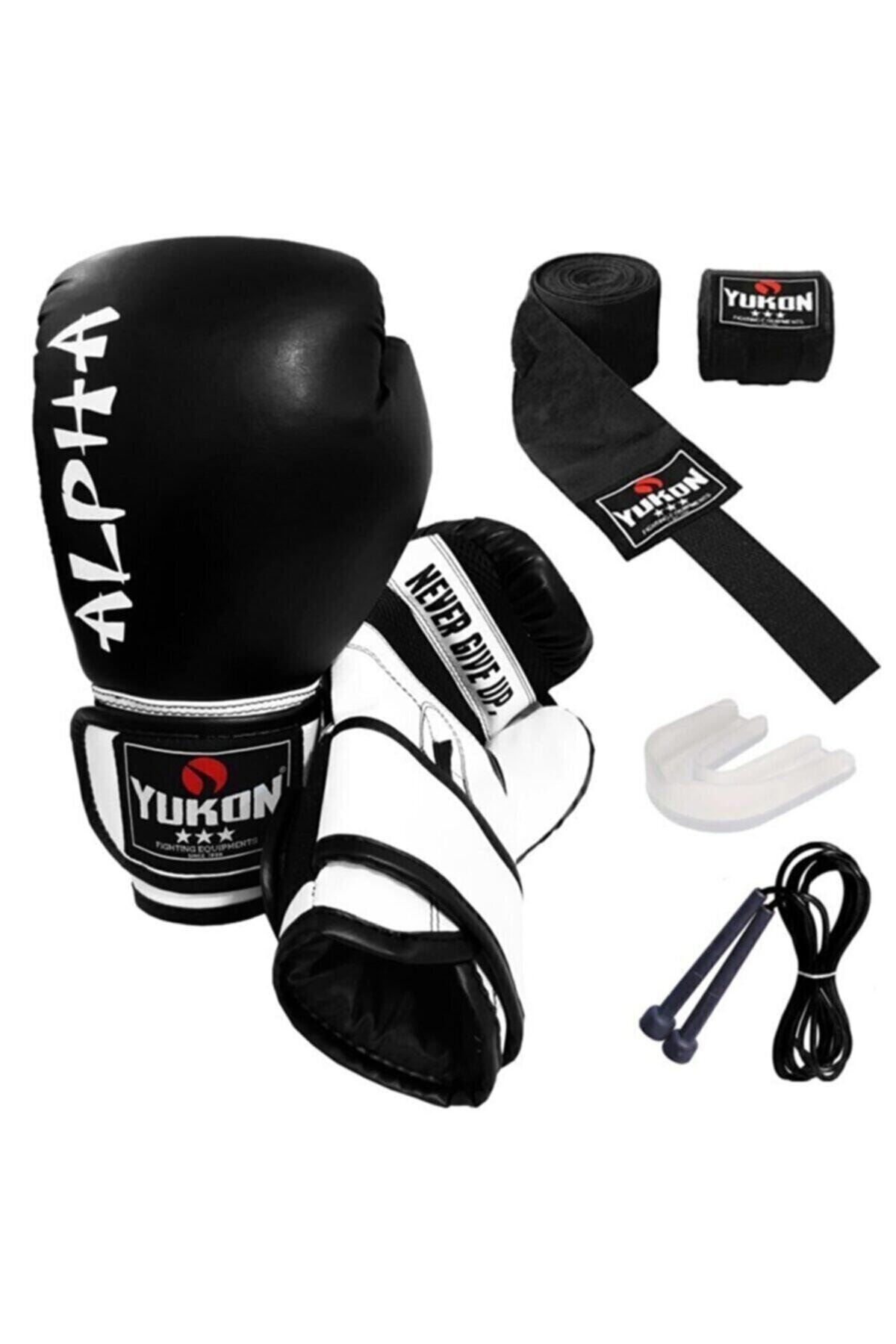 REDZEUS Alpha Boks Eldiveni Boxing Gloves Boks Bandajı Boks Dişliği Atlama Ipi Kick Boks Eldiven Seti