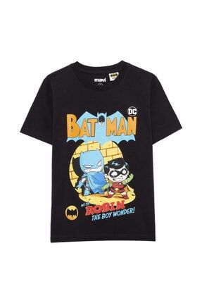 Batman Baskılı Siyah Sweatshirt 6610017-900