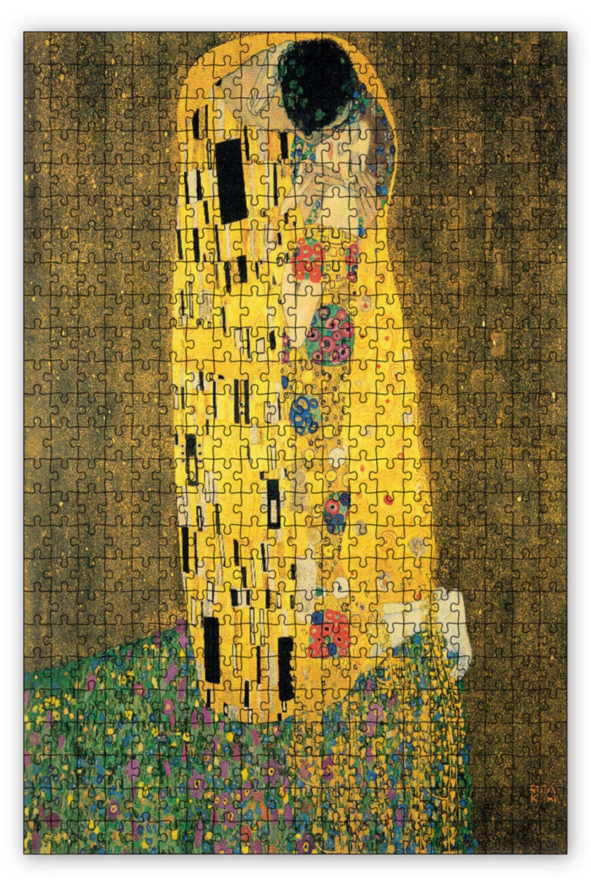 Cakapuzzle Gustav Klimt Öpücük Görseli 1000 Parça Puzzle Yapboz Mdf (ahşap)