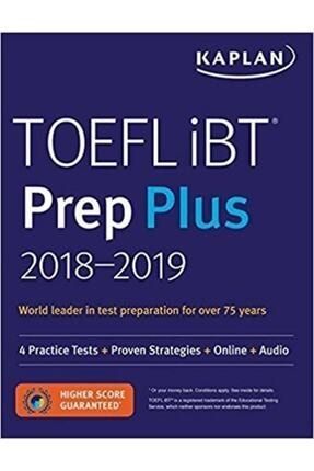 Toefl Ibt Prep Plus 2018-2019 4 Practice Tests Proves Strategies Online Audio 429995