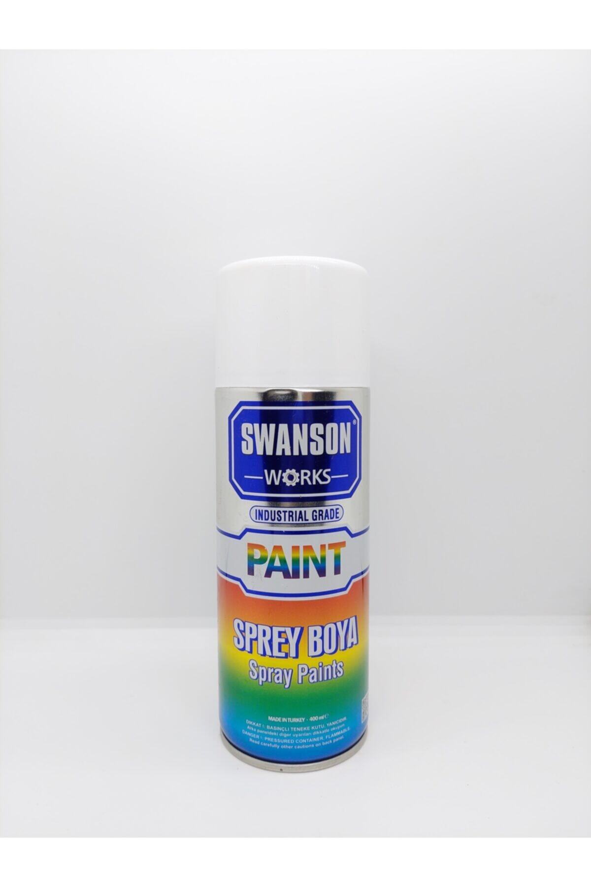 1tech Swanson Works Beyaz Renk Sprey Boya 400 Ml