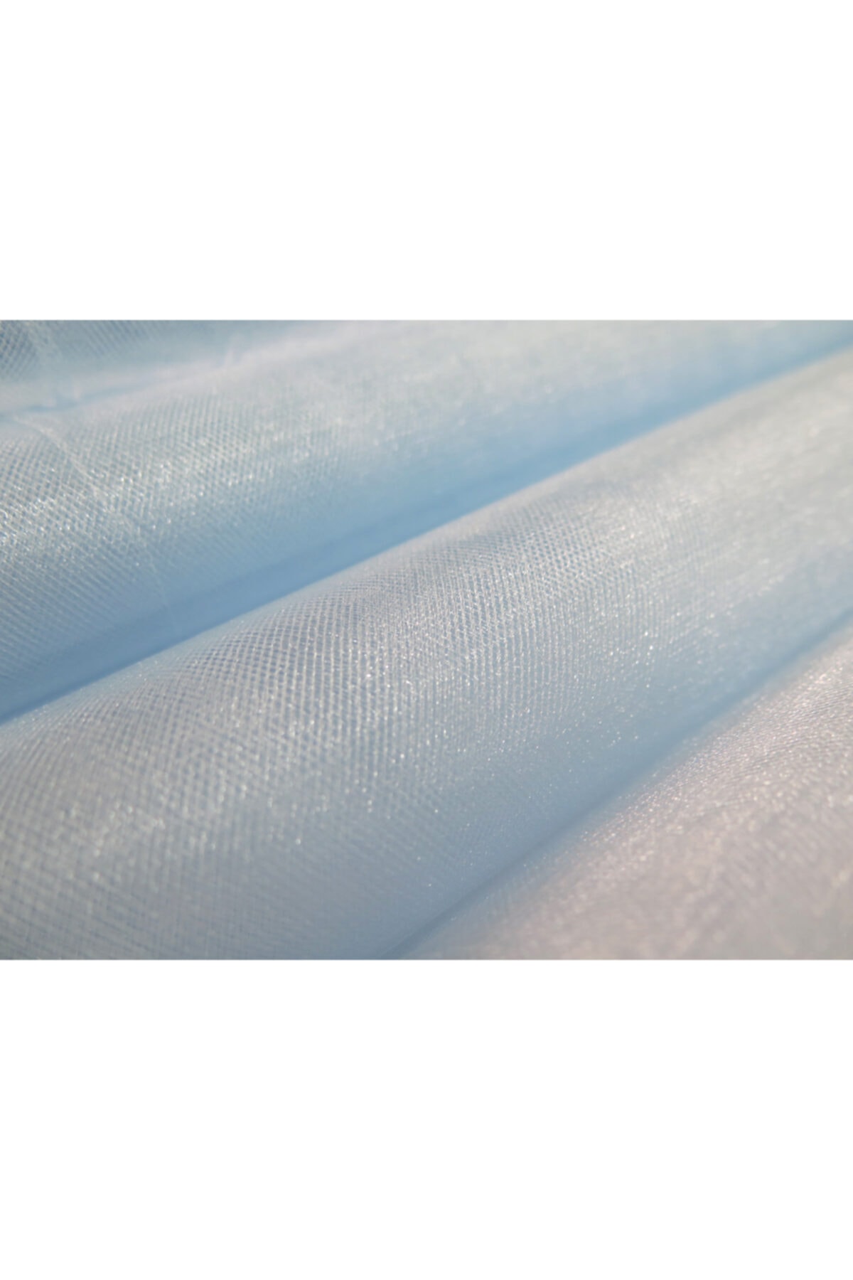 Baby Blue Color 50 Meters Ball Crystal Tulle Width 3 Meters Light Blue Engagement Bundle Suitcase Room Door Ornament