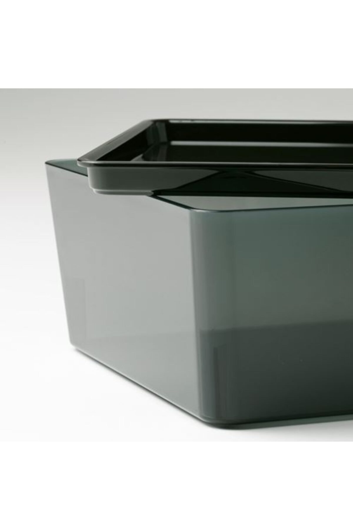IKEA-Kuggis Black Transparent Box with Lid 4