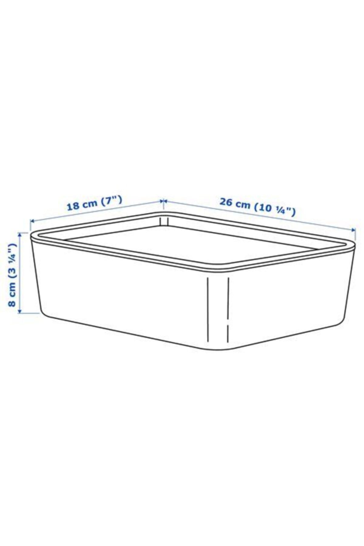 IKEA-Kuggis Black Transparent Box with Lid 5