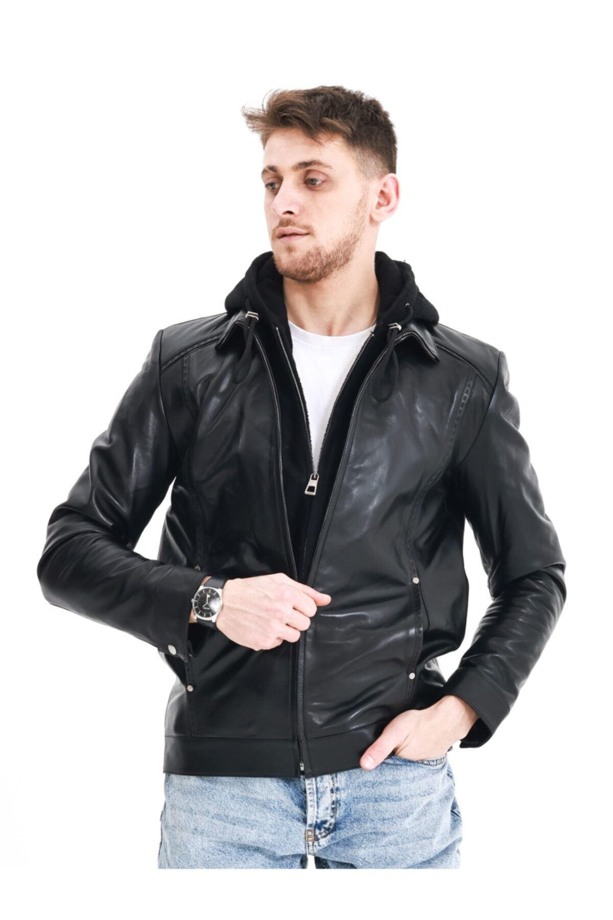 کاپشن چرم دری مسا DMRS0026