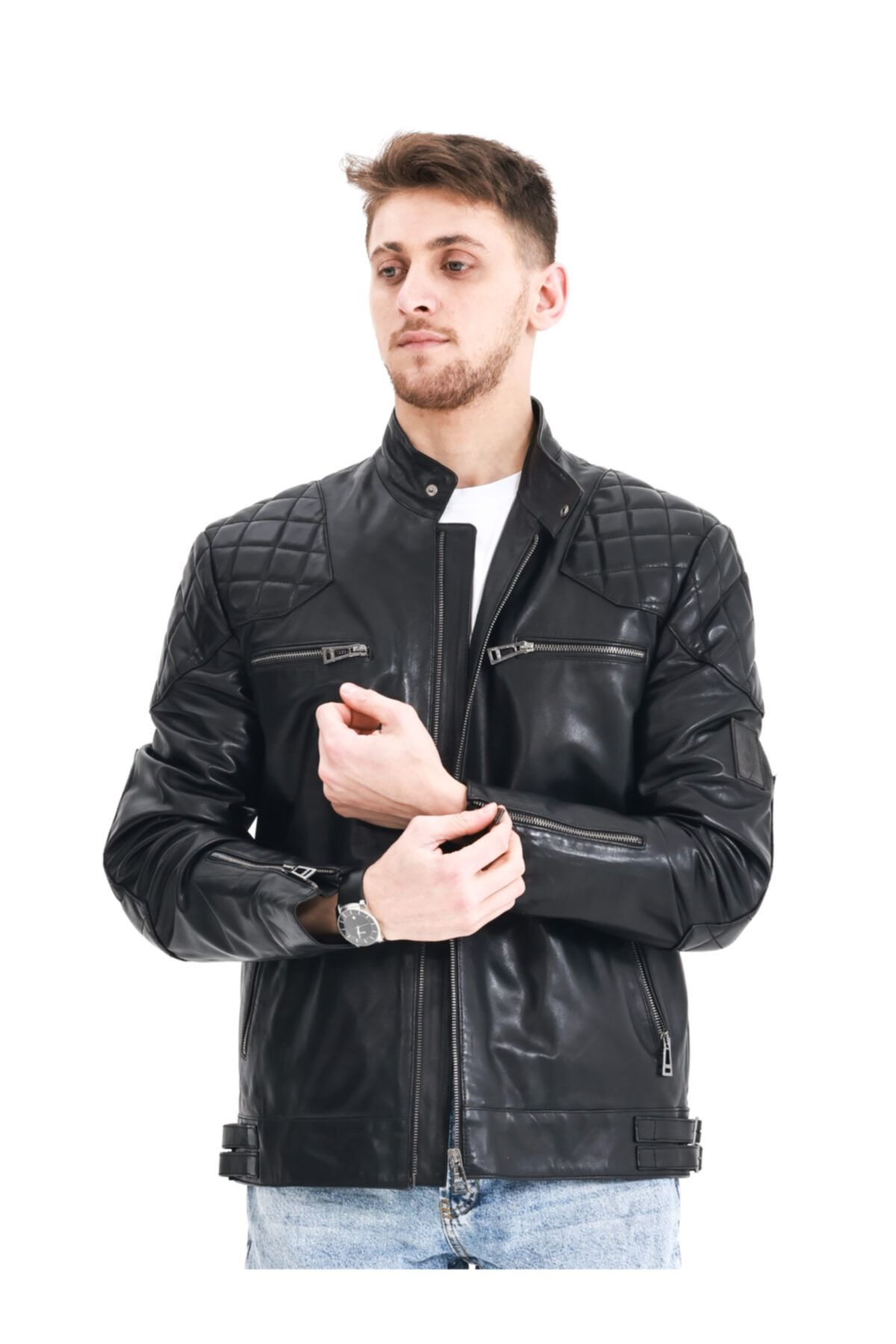 کاپشن چرم دری مسا DMRS00012