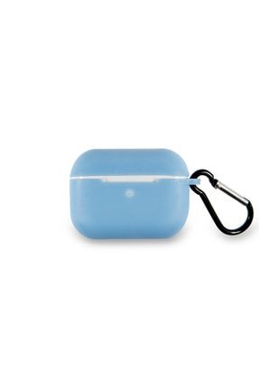 Apple Airpods Pro Renkli Ve Askılı Silikon Kılıf - Mavi CW_APODSPRO