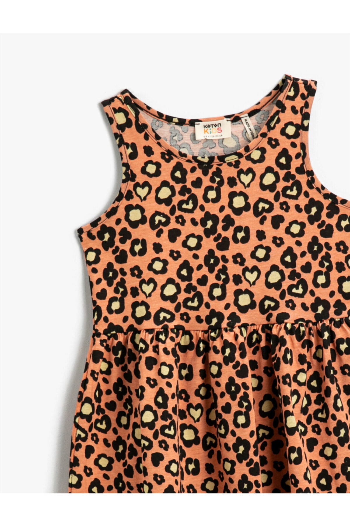 لباس مجلسی دخترانه نارنجی کوتونKoton | 2YKG87822OK اورجینال - تصویر 3