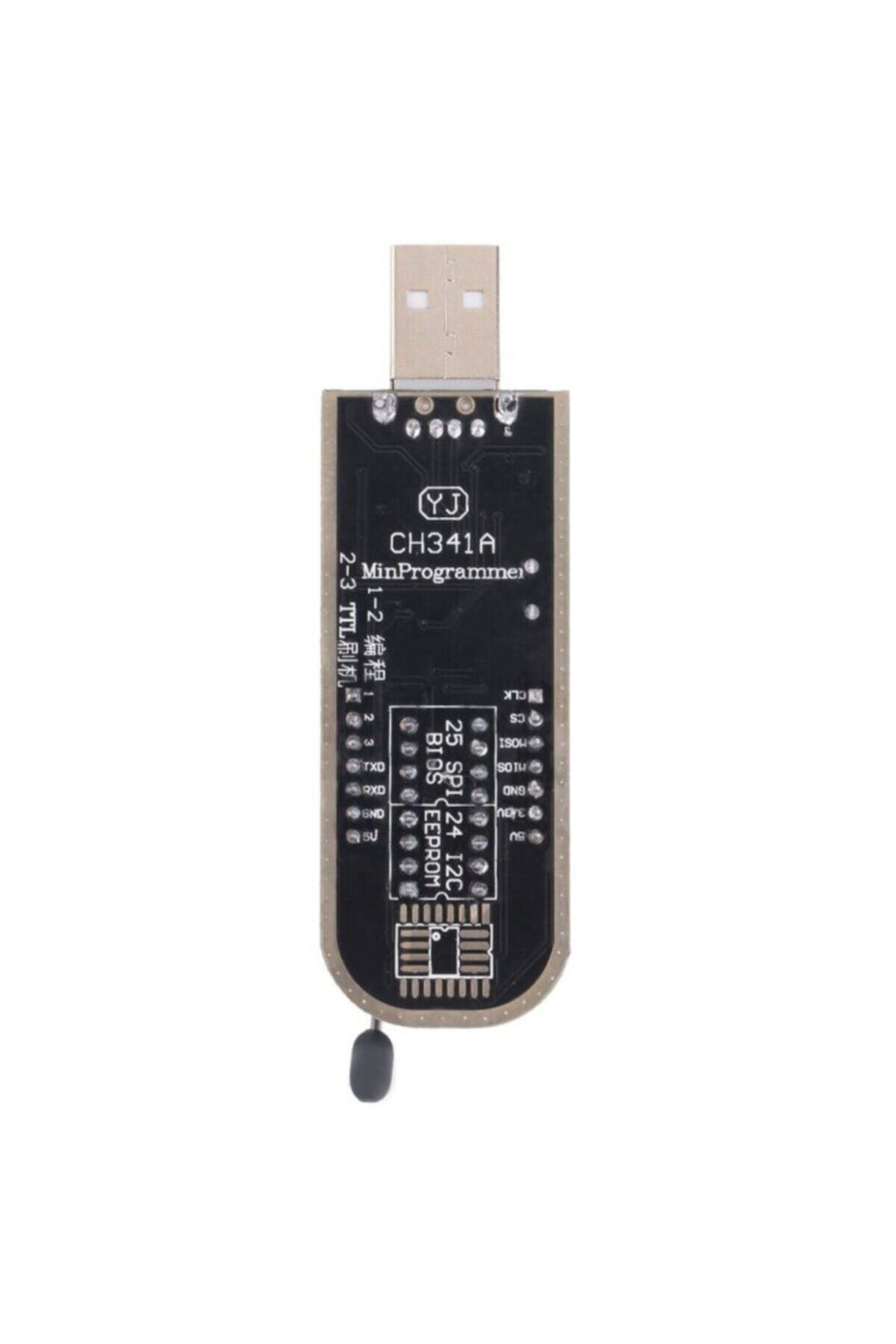 Usb Bios Flash Eprom Programlayıcı Ch341a 24 25 Serisi 6