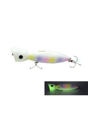 La-nina Maket Balık Su Üstü Popper - 018 Pearl Rainbow Glow 849865