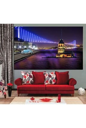 kulesi tablosu 65x45cm dekoratif