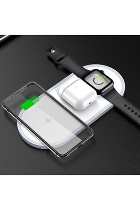 3in1 Wireless Kablosuz Şarj Iphone + Iwatch + Airpods Için Şarj Ünitesi Revix3in1-iiw-01