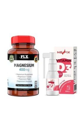 Magnezyum Complex 400 mg 60 Tablet Vitamin D3 400'lü 20 ml 464190241