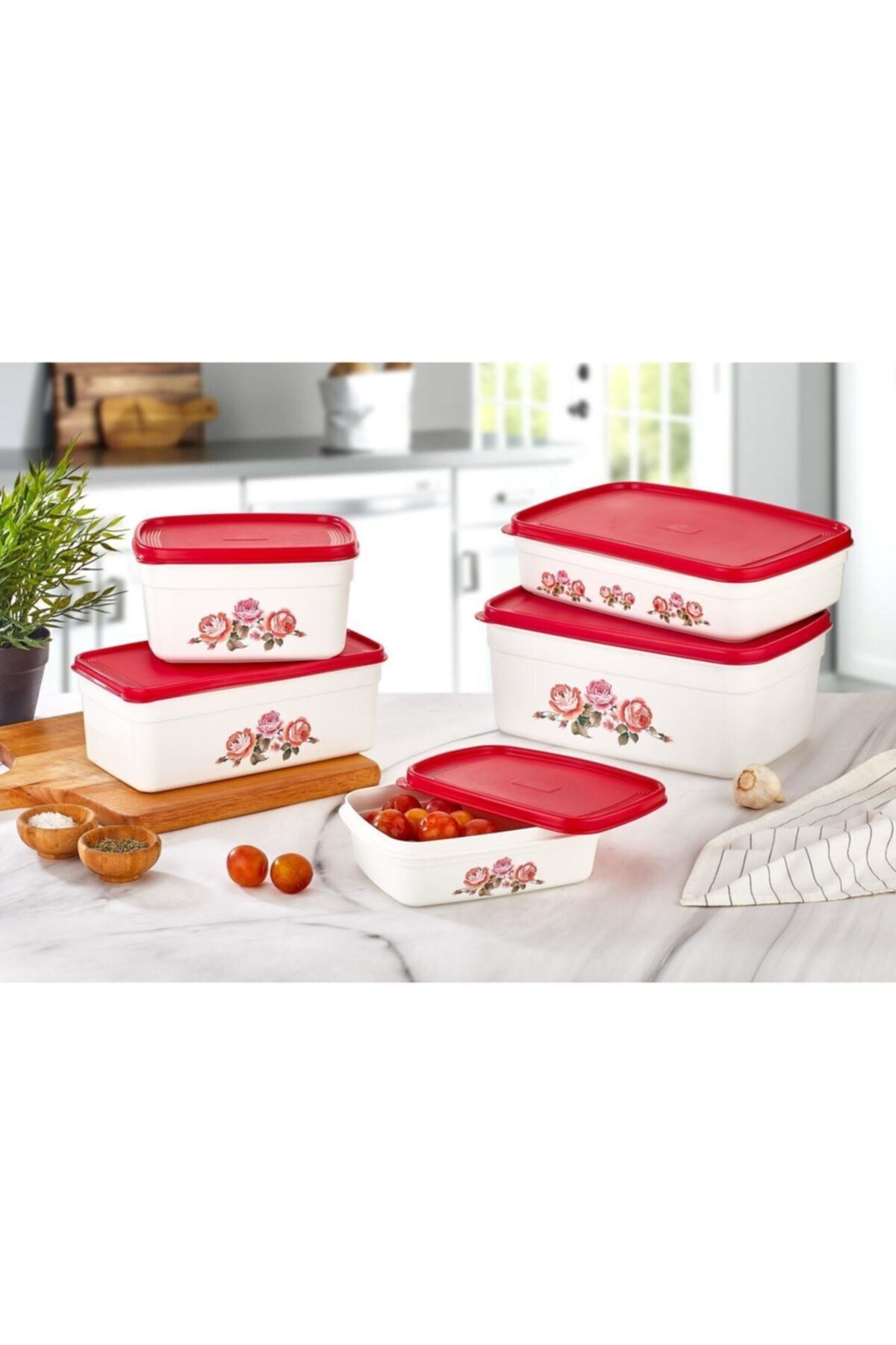 Cosiness-Patterned Rectangular Storage Container 2.5 Lt 2
