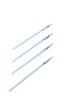 Yıkanabilir Ahşap Çin Japon Yemek Çubuğu - 2 Çift cubuk-2-cift