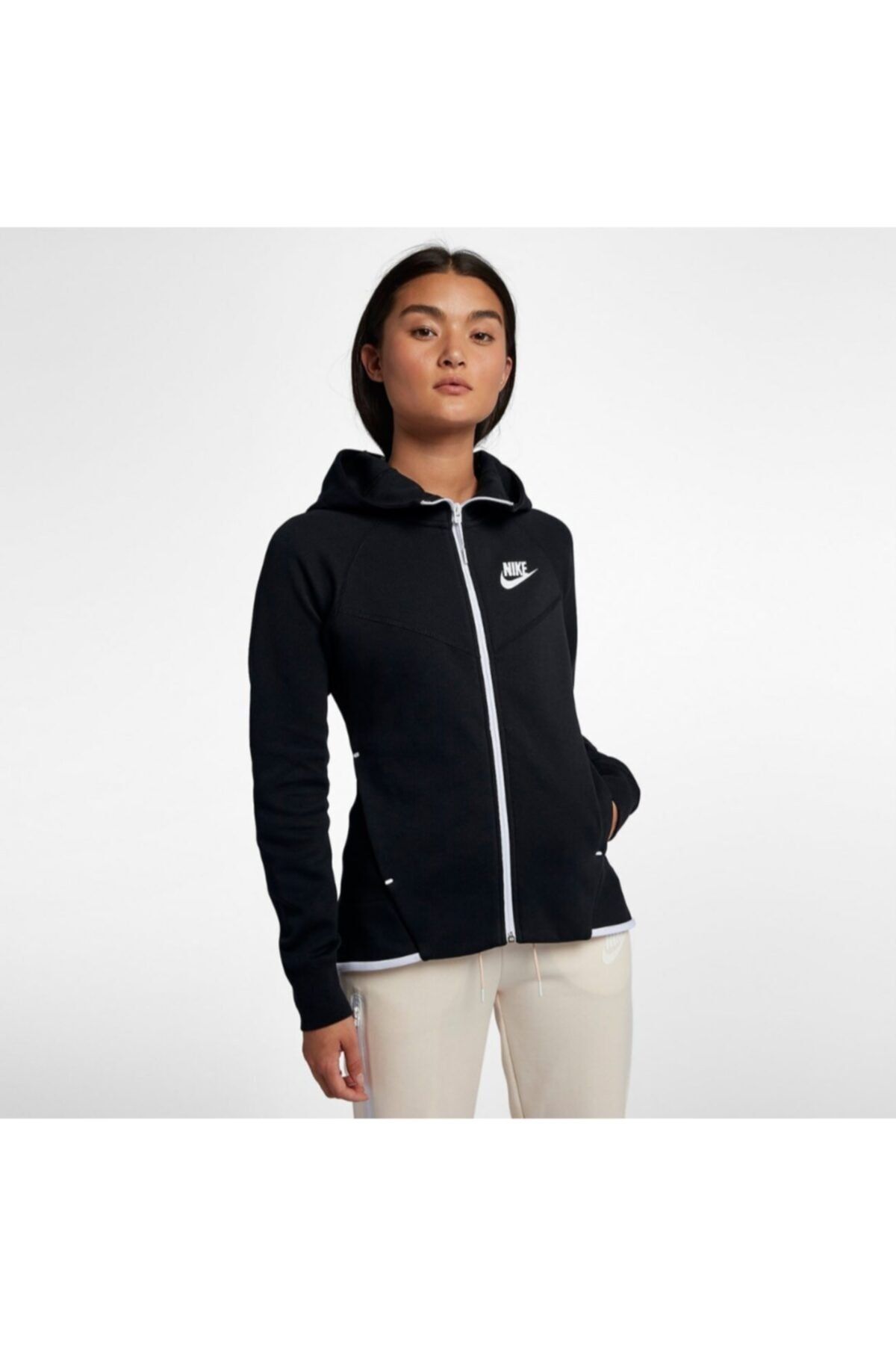 Nike Sportswear Tech Fleece Windrunner Fz Hoodie Kapu onlu Kad n Ceket 930759 011 Kad n Spor Outdoor
