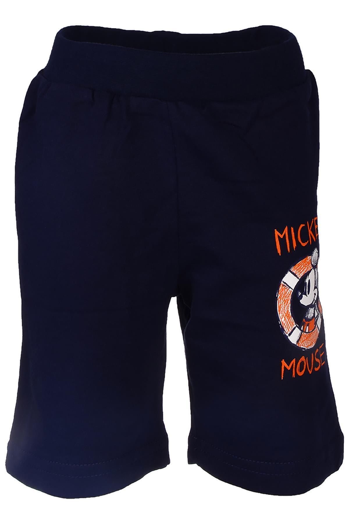 MICKEY-Boy's Navy Blue Disney Licensed Mickey Mouse Pajama Set 1-8 Years L9550 3