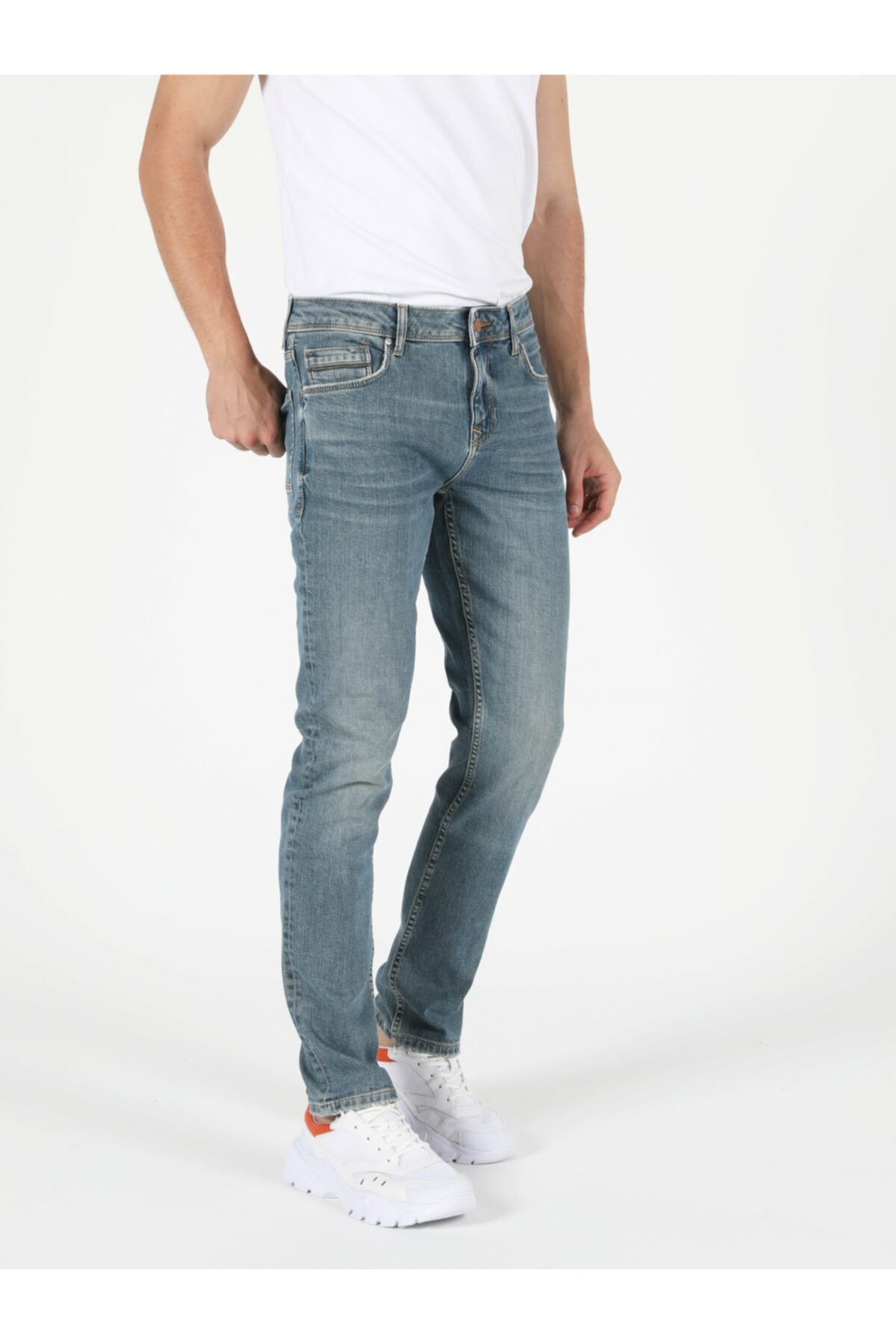 Straight Fit Erkek Jean Pantolon 
