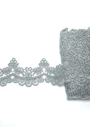 Fransız Güpür Dantel Gümüş 6cm FRNSZGPR02