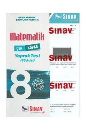 Sinav Yayinlari Sinav 8 Sinif Matematik Cek Kopar Yaprak Test Trendyol