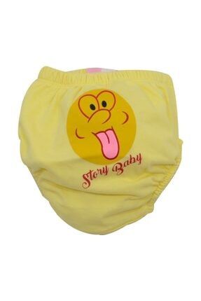 Bebek Sarı Baskılı Tuvalet Eğitim Külotu w0130
