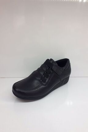 Kadın Deri Siyah Comfort Ayakkabı 5450 5450-06