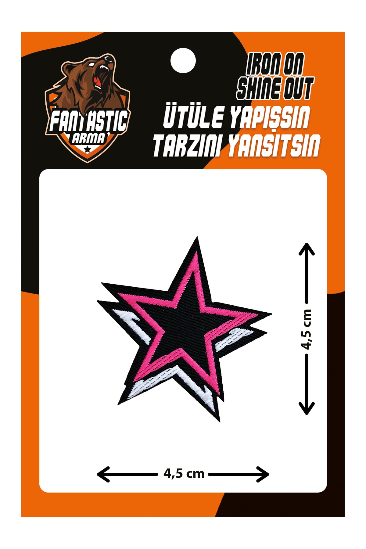 FANTASTIC ARMA A50-130 Ütü Ile Yapışan Dokuma Arma