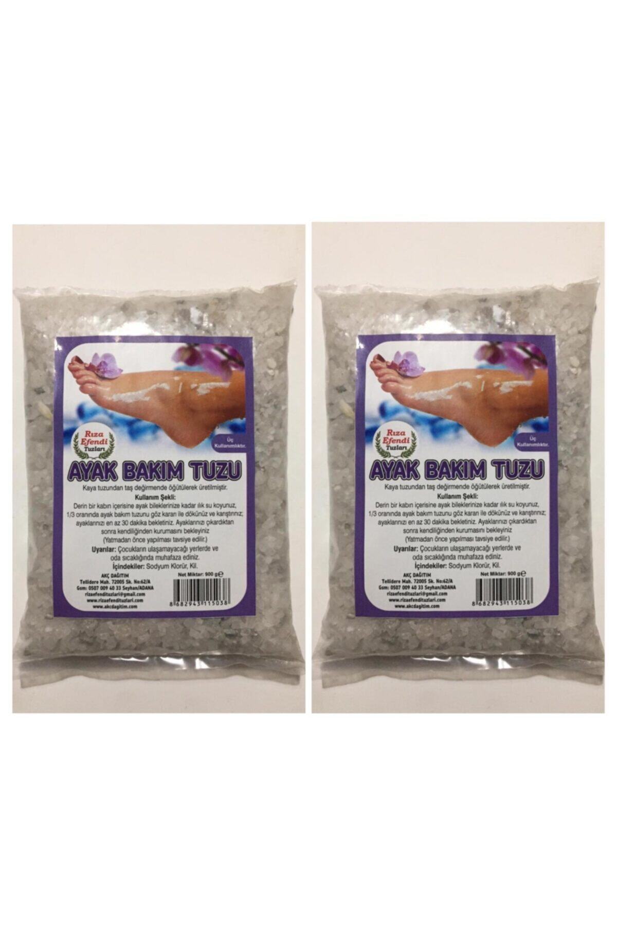 Rıza Efendi Tuzları - Ayak Bakım Tuzu 900gr - 2 Adet Detoks Manikür Ve Pedikür Tuzu Banyo Tuzu Rahatlatıcı