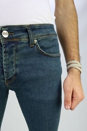 h m denim su yesili slim fit erkek kot pantolon