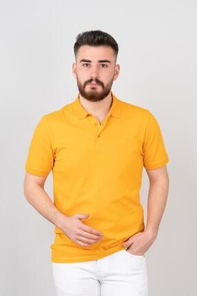Erkek Sarı Kısa Kol T-shirt BRN40100-9