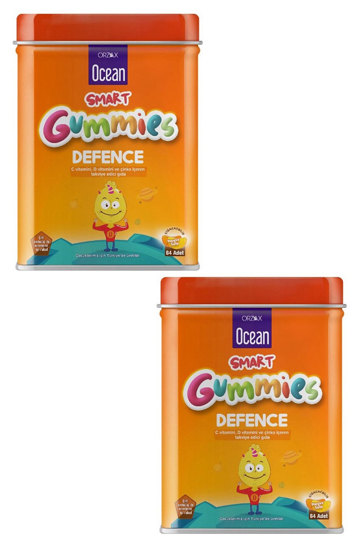 Ocean Ocean Smart Gummies Defense, гель, 64 шт., 2 коробки u-ORZX_027_2