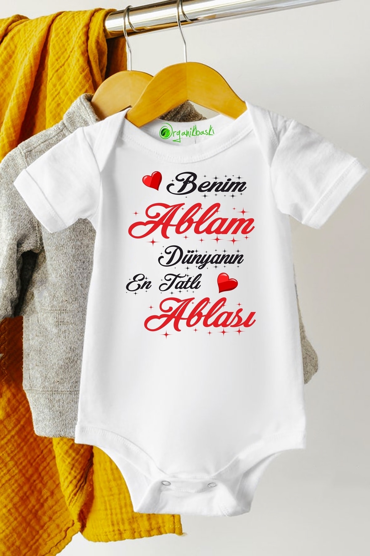 بادی نوزادی پسرانه – دخترانه سفید ScubaPromoTurkey | ORGN55BEBEK44 اورجینال - تصویر 2