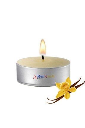 40 Lı Vanilya Kokulu Tealight Mum 4 Cm CMP-CN-MUMVMM-TEALGHT-5866