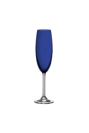 Crystalite Bohemia Colibri 220 Ml Şampanya Bardağı mavi 6'lı CLT-4S032-72W66-220_PKT