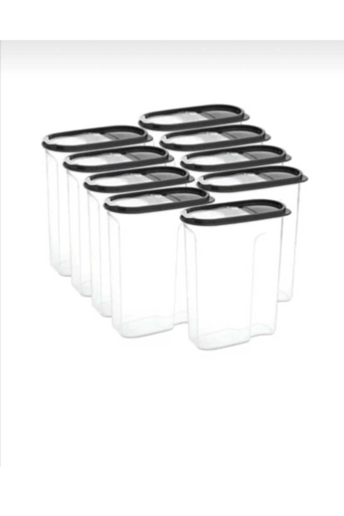 Favilla-Food Container, 1.7 Lt, Gray Set of 9 2
