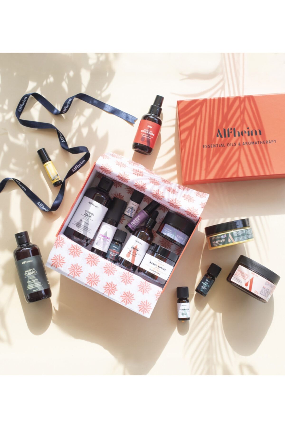 Alfheim Aromaterapi Üzüm Çekirdeği Ve Babassu Yağı Yoğun Nemlendirici Bakım Seti Saç Ve Vücut Için Set 60 ml RN11219