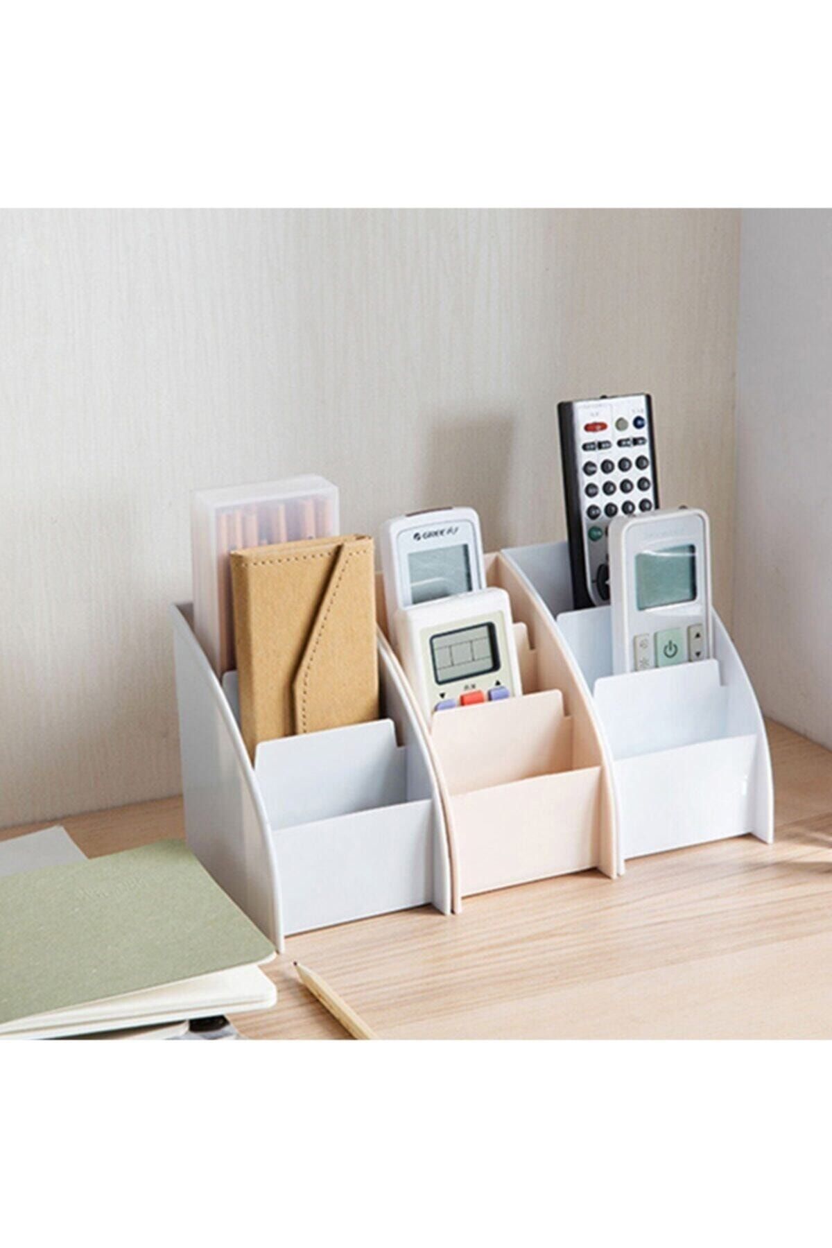 5DM-Desktop Multi-Purpose 3 Compartment Organizer Organizer Apparatus 4