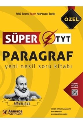 Süper Yks Tyt Paragraf Yeni Nesil Soru Kitabı FC9786057092212