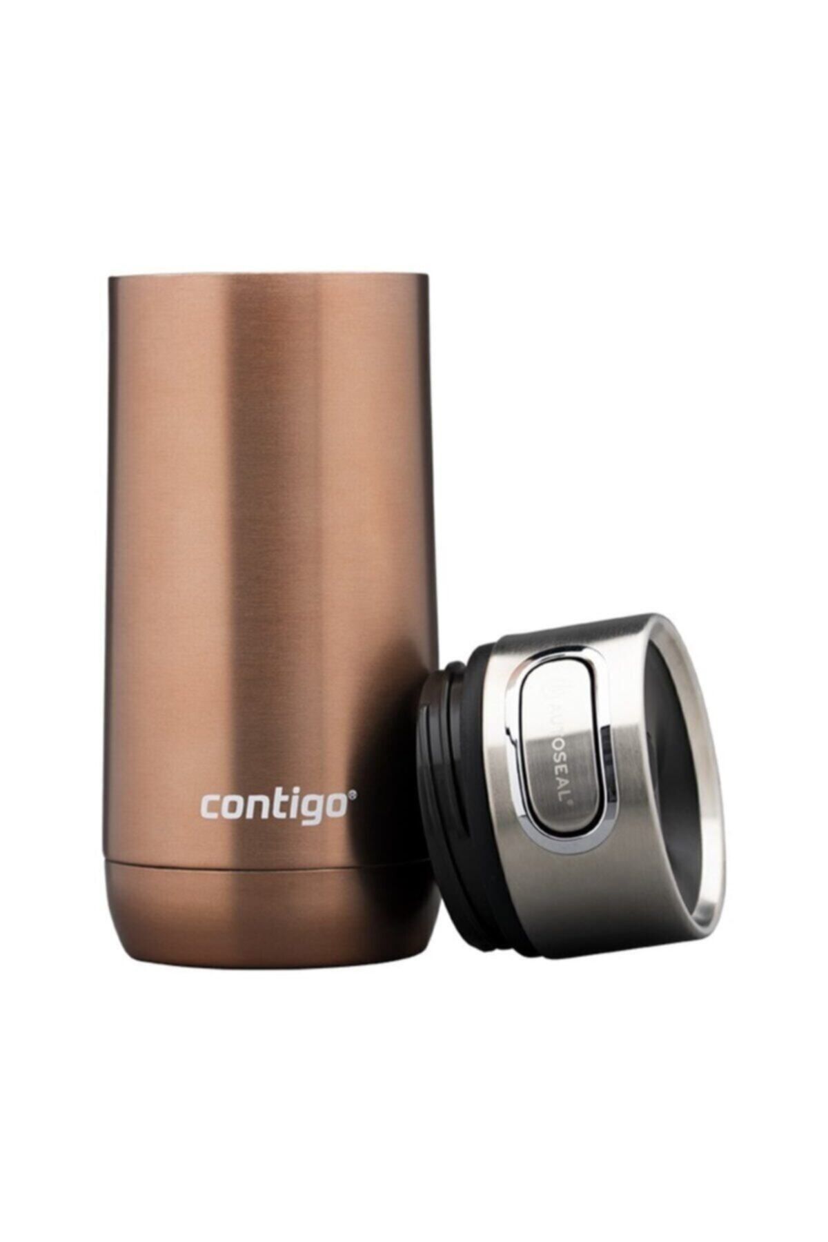 Contigo-Luxe Vacuum Thermos Flask Single Hand Push Inner 360ml-6 6
