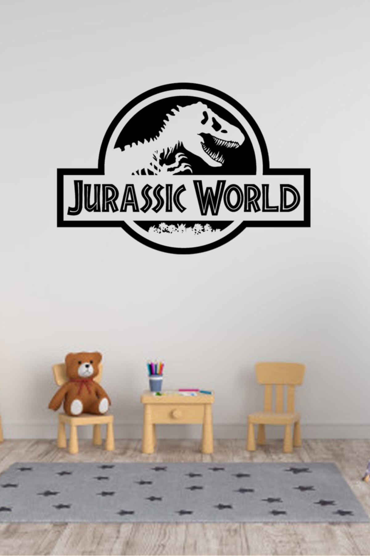 Jurassic Park Duvar Sticker 70x40 Cm